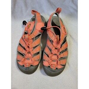 KEEN Newport H2 Womens Sz. 7M‎ Orange Anatomic Footbed Waterproof Hiking Sandals